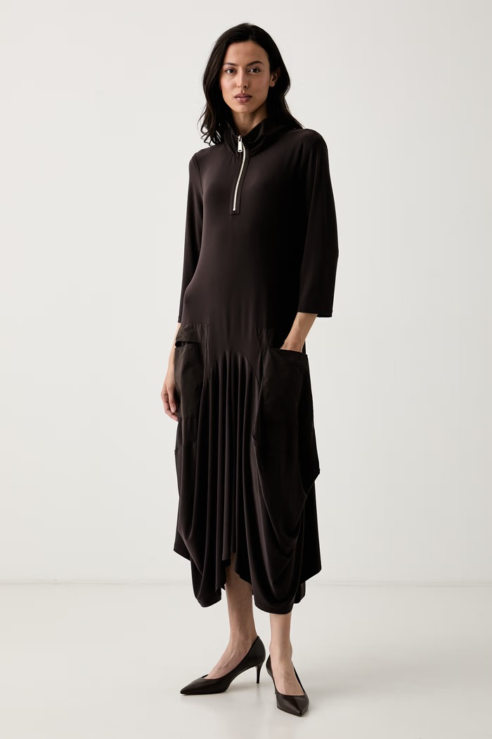 Joseph Ribkoff sukienka 263159 brązowy AW26