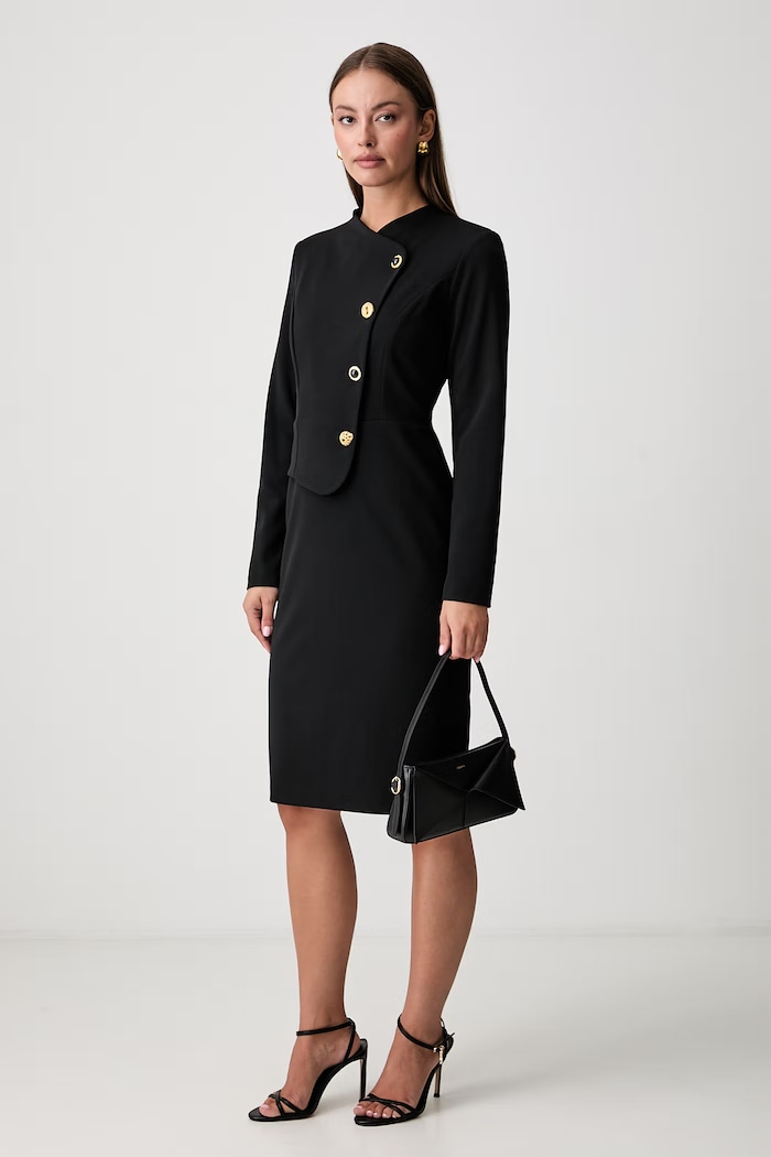 Joseph Ribkoff sukienka 263158 czarny AW26
