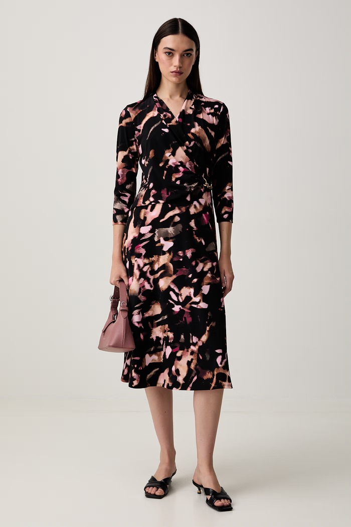 Joseph Ribkoff sukienka rozkloszowana 263077 czarny AW26