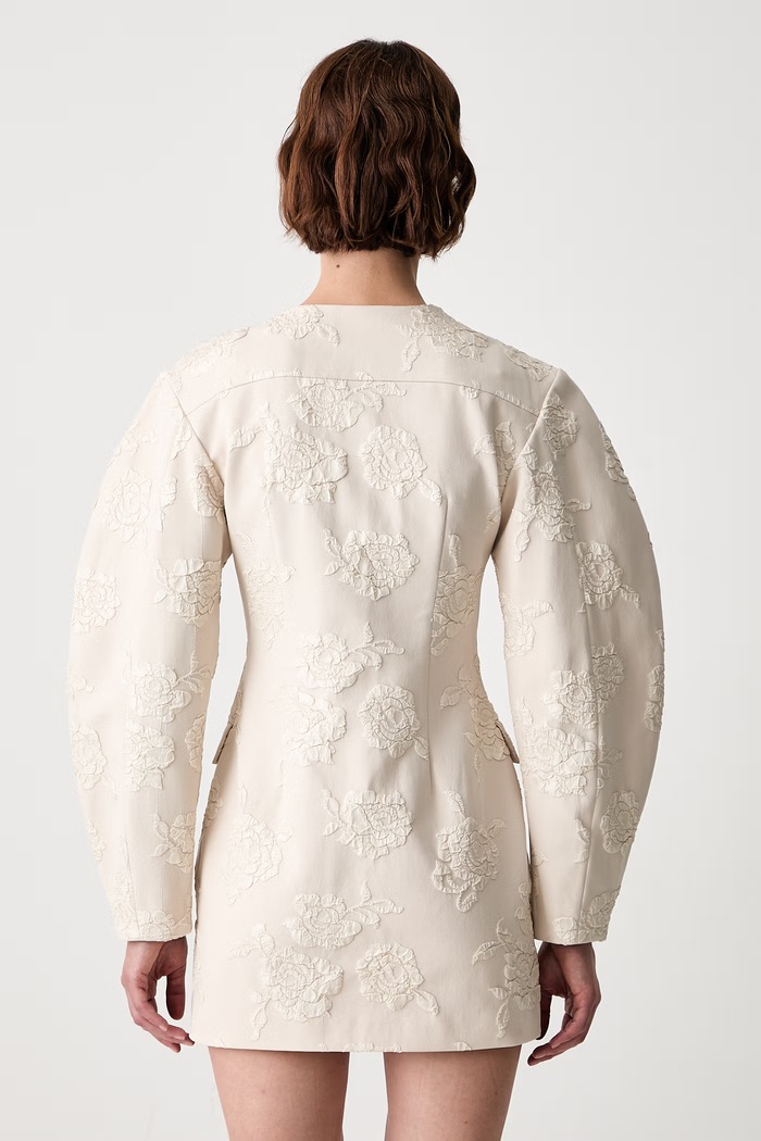 Oblečenie Rotate JACQUARD TAILORED sakové šaty hladké 1162622107 béžová