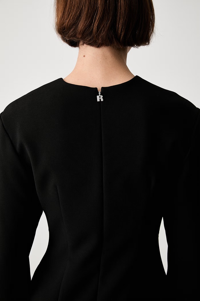 Sukienka FITTED TAILORED Rotate czarny 116162100