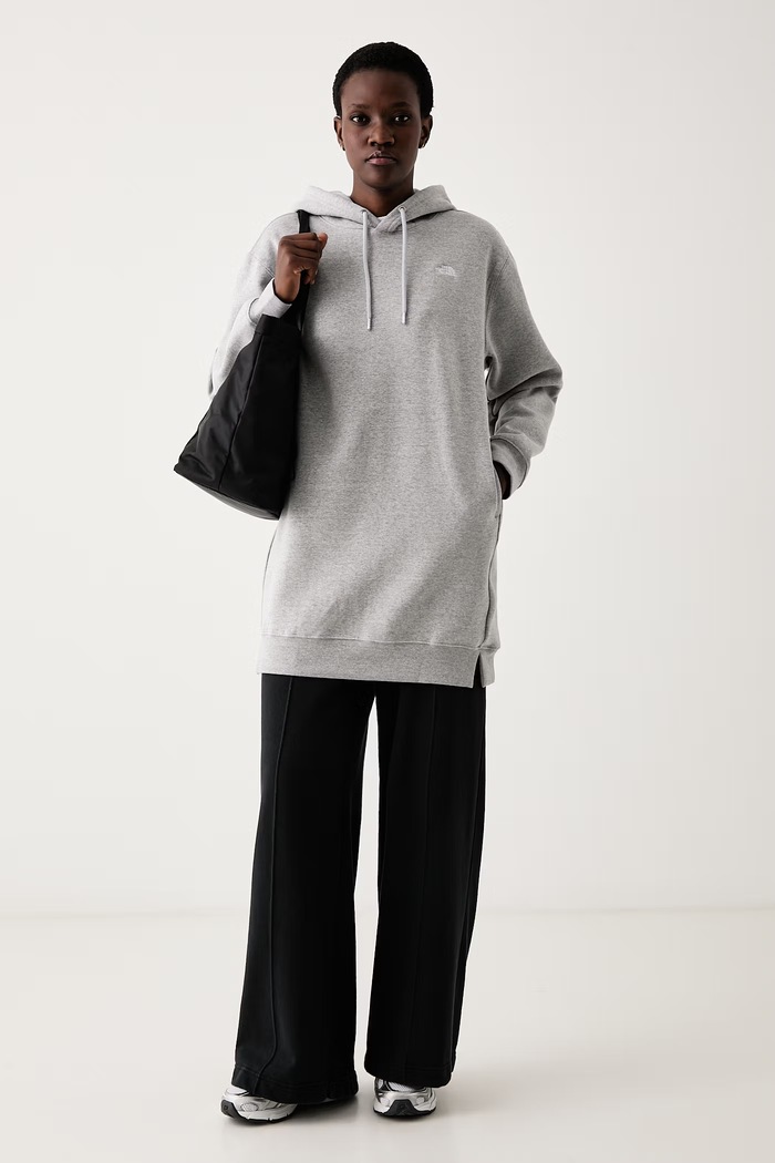 The North Face Φόρεμα με βαμβάκι Essential NF0A8JBMCQO1 γκρί AW26