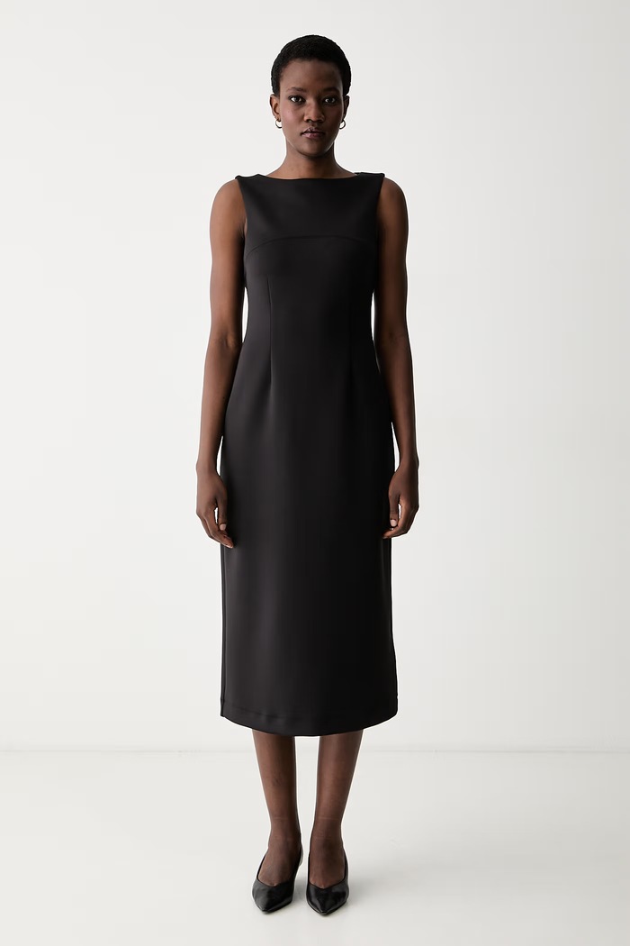 MM by Max Mara sukienka MMLVISCHIO czarny 2626626017600