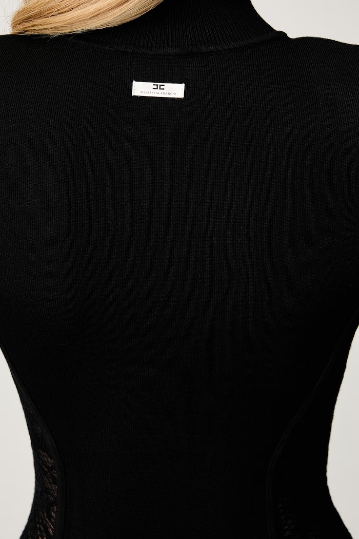Elisabetta Franchi sukienka bodycon z wiskozą AM28Q66E2