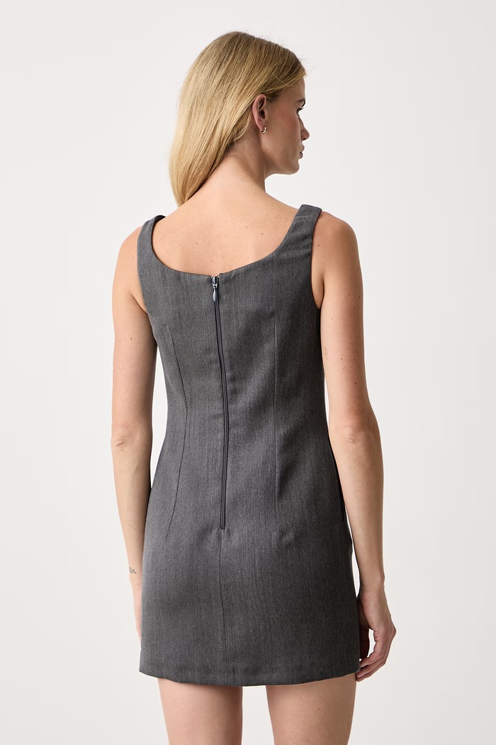 Odzież Elisabetta Franchi Sukienka z wełną AB99366E2 szary