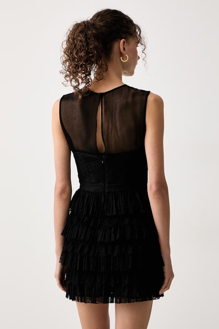 Odzież Elisabetta Franchi Sukienka z wiskozą AB98366E2 czarny