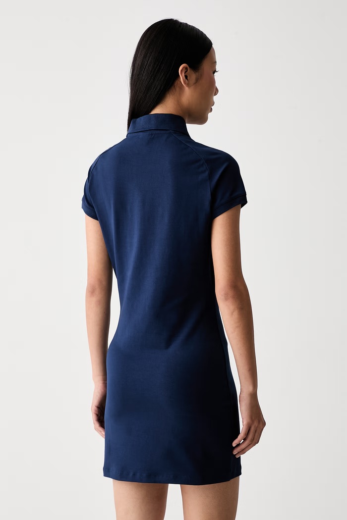 Odzież adidas Originals sukienka bawełniana z elastanem KU0510 granatowy