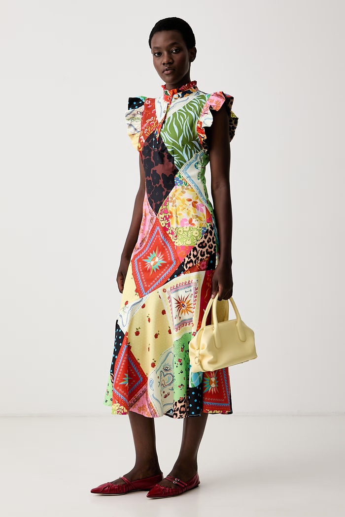 Never Fully Dressed sukienka NFDDR3557 multicolor AW26