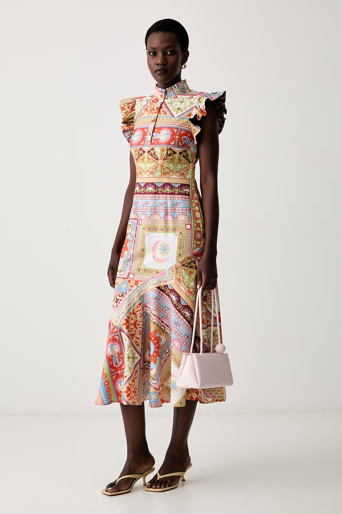 Never Fully Dressed sukienka NFDDR3471 multicolor AW26
