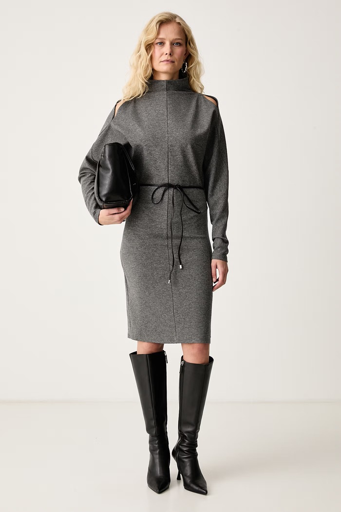 Patrizia Pepe Vestito 8A0344.J0060 grigio AW26