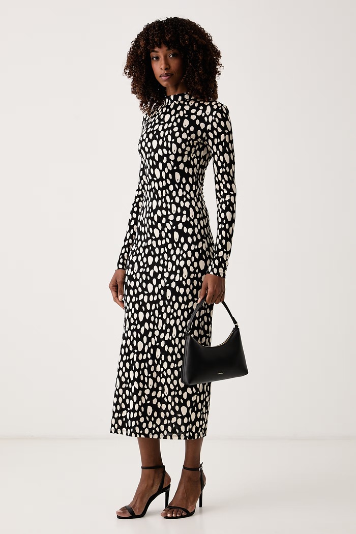 Patrizia Pepe sukienka z dodatkiem jedwabiu 8A0120.J0048 czarny AW26