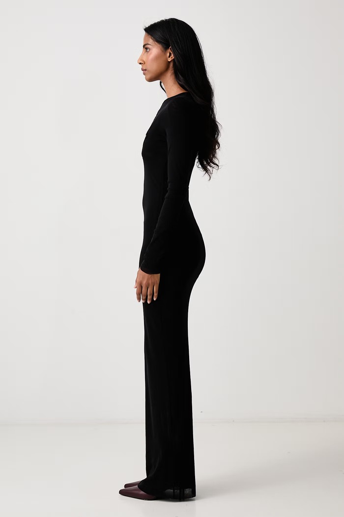 JPG Logo sukienka bodycon Jean Paul GAULTIER 26.04.W.DR185.M000 czarny