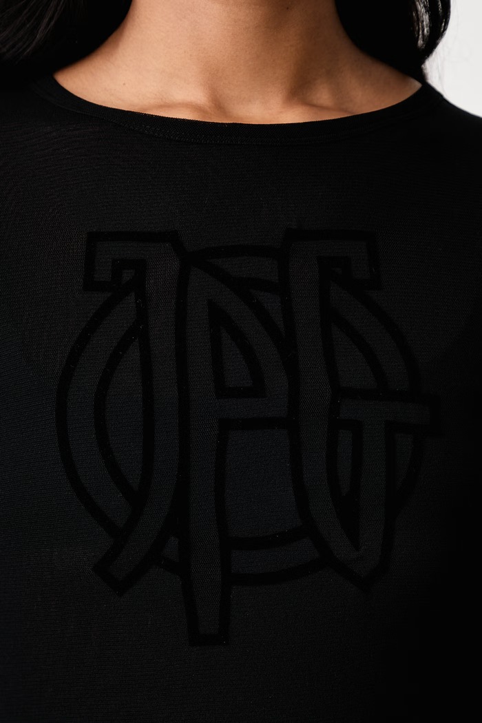 JPG Logo sukienka bodycon Jean Paul GAULTIER czarny 26.04.W.DR185.M000