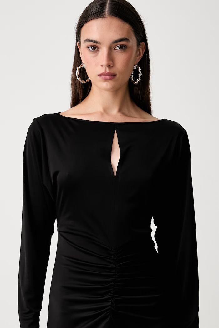 Pinko sukienka rozkloszowana z acetatu czarny 107581.A3G2