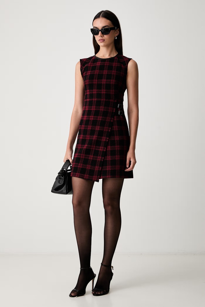 Pinko sukienka z wełną 107498.A3GN czarny AW26