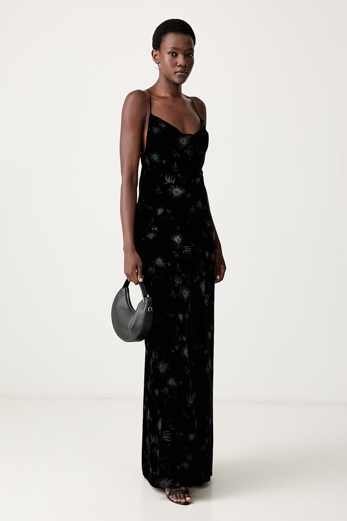 Pinko φόρεμα με βισκόζη 107495.A3DV μαύρο AW26