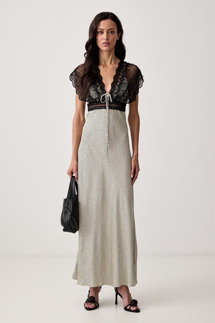 Pinko Καλοκαιρινό από βισκόζη 107399.A3JR μπεζ AW26
