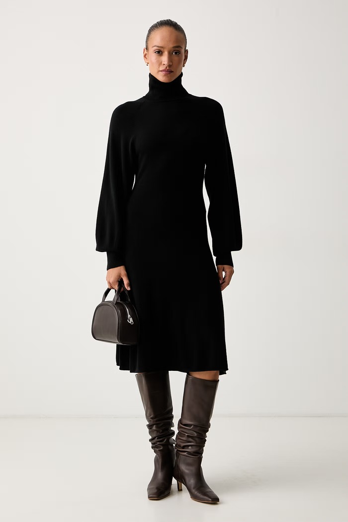 Pinko haljina s viskozom 107236.A3I1 crna AW26
