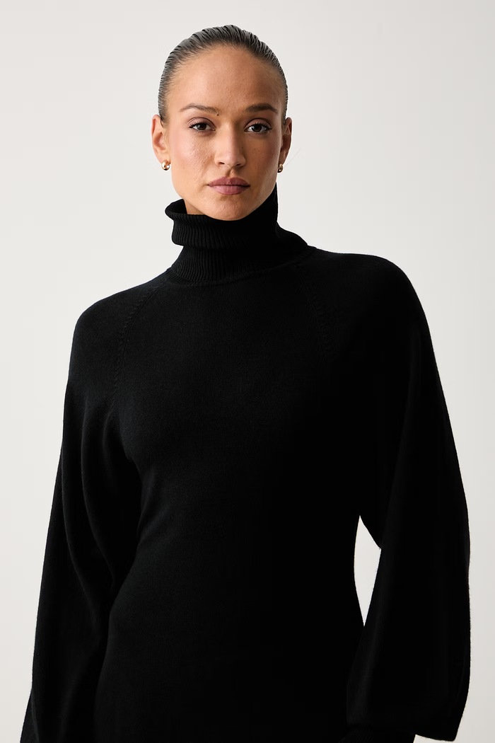 Pinko haljina s viskozom crna 107236.A3I1