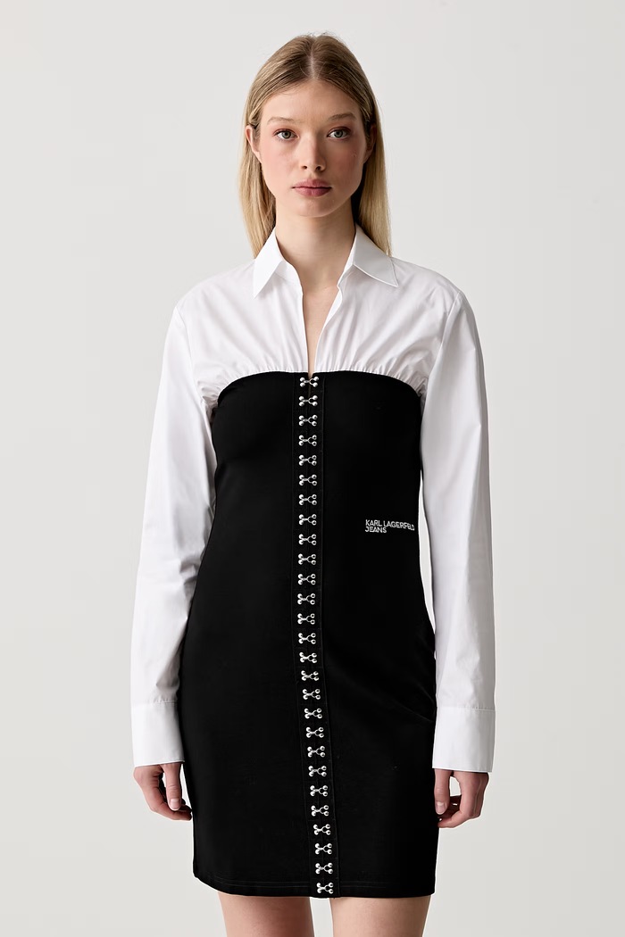 Karl Lagerfeld Jeans šaty černá B3W13050
