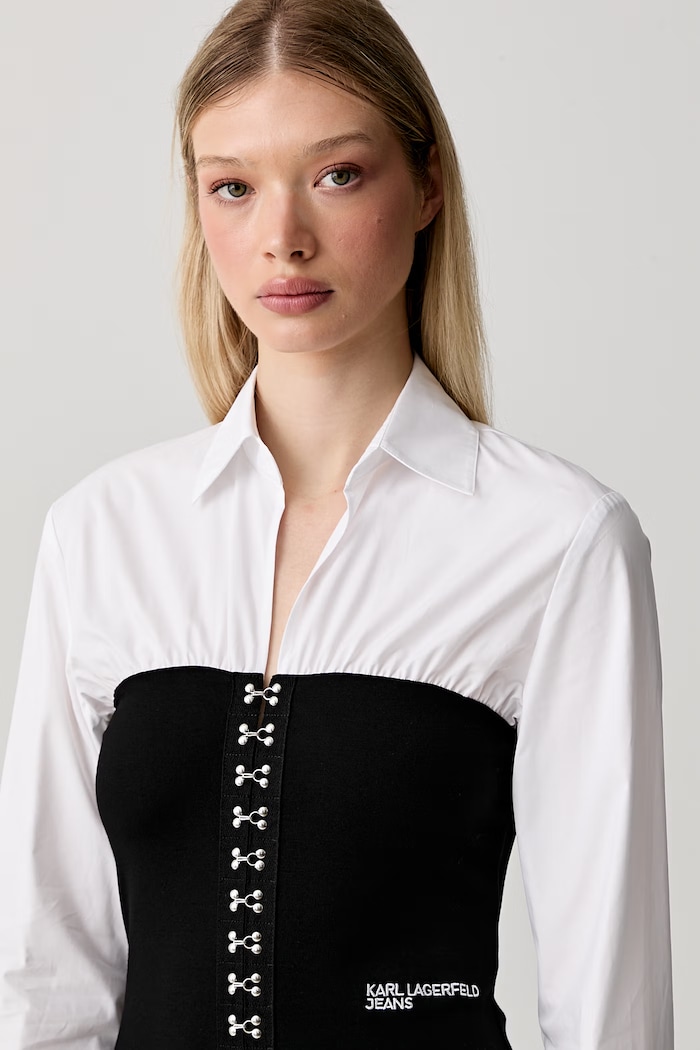 Karl Lagerfeld Jeans šaty černá B3W13050