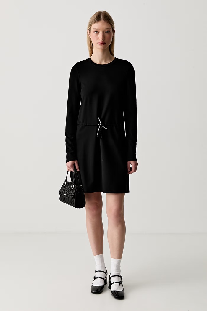 Karl Lagerfeld Jeans šaty B3W13013 černá AW26