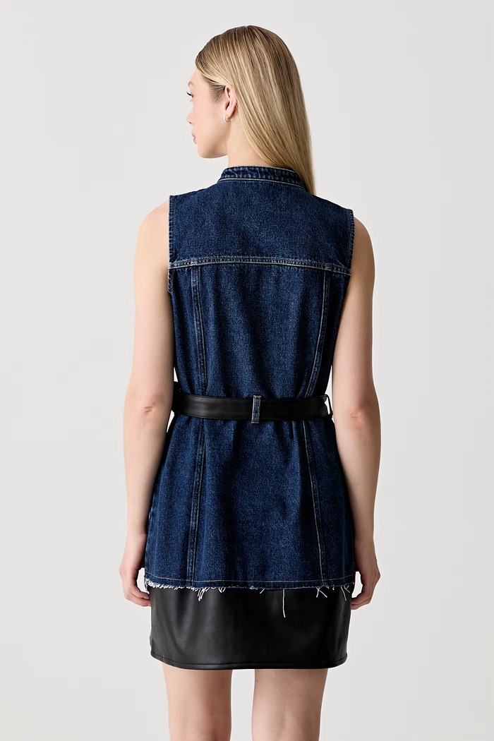 Odzież Karl Lagerfeld Jeans sukienka jeansowa B3W13007 granatowy