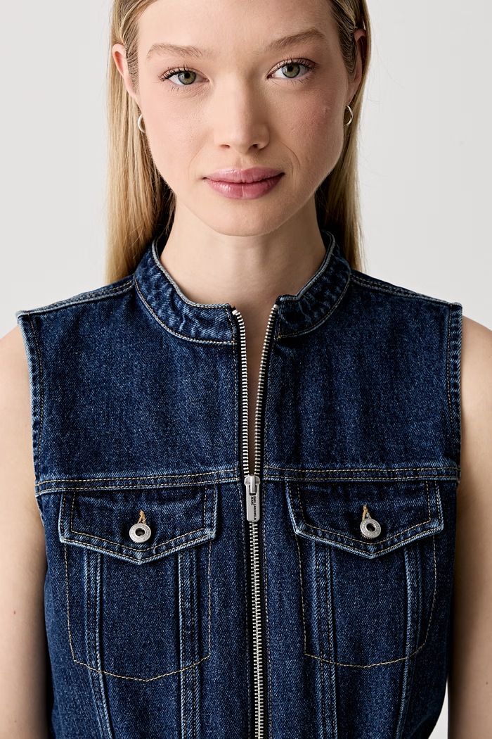 Karl Lagerfeld Jeans sukienka jeansowa granatowy B3W13007