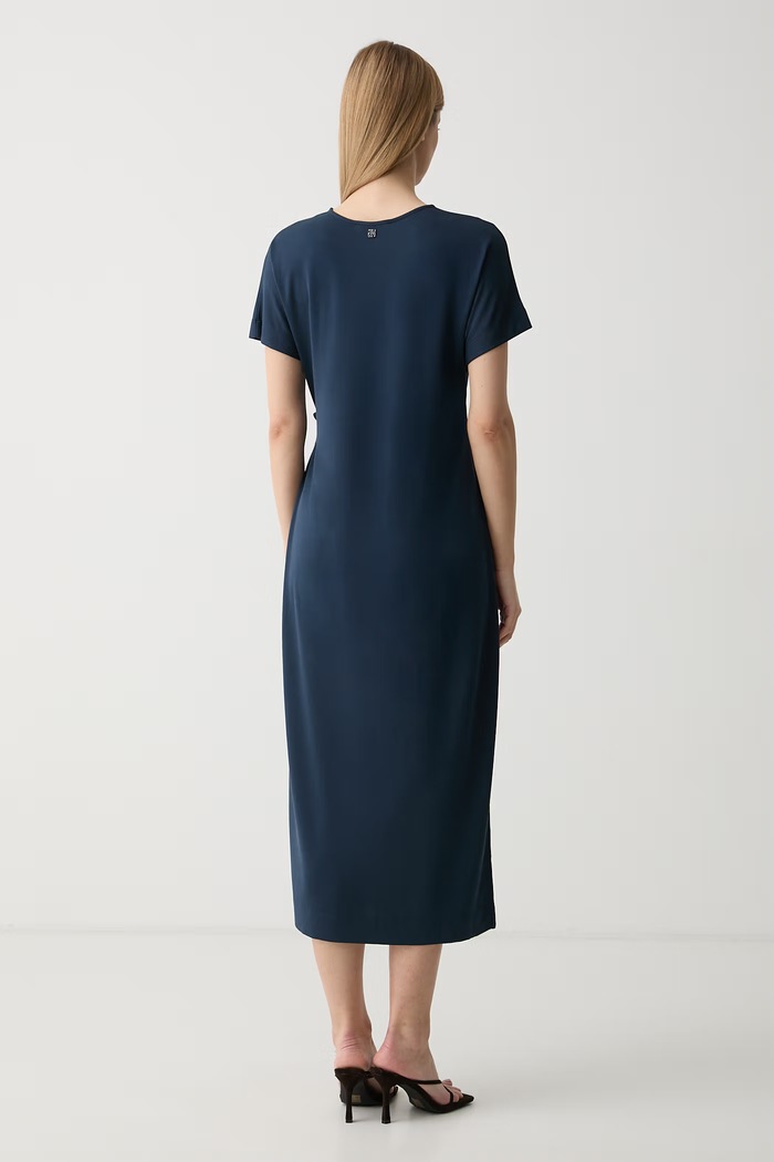 Îmbrăcăminte Mos Mosh rochie cu modal Juliette 180380 bleumarin