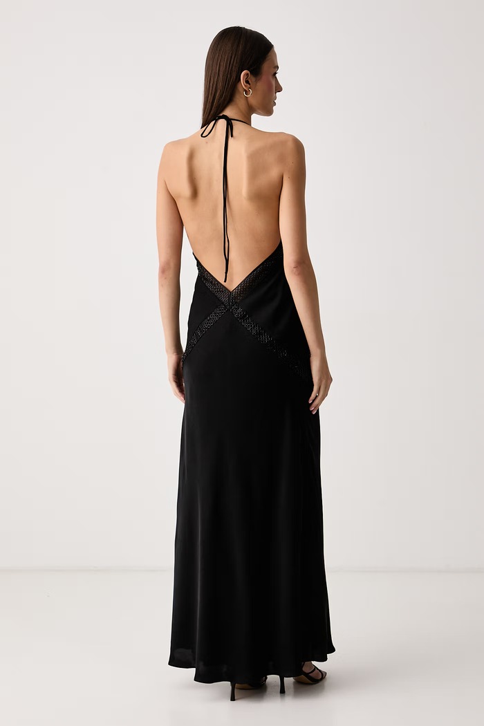 Odzież Bardot Sukienka bieliźniana OLENA 60639DB czarny