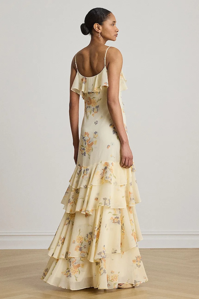 Lauren Ralph Lauren rozšířené šaty 253B24688 béžová AW26