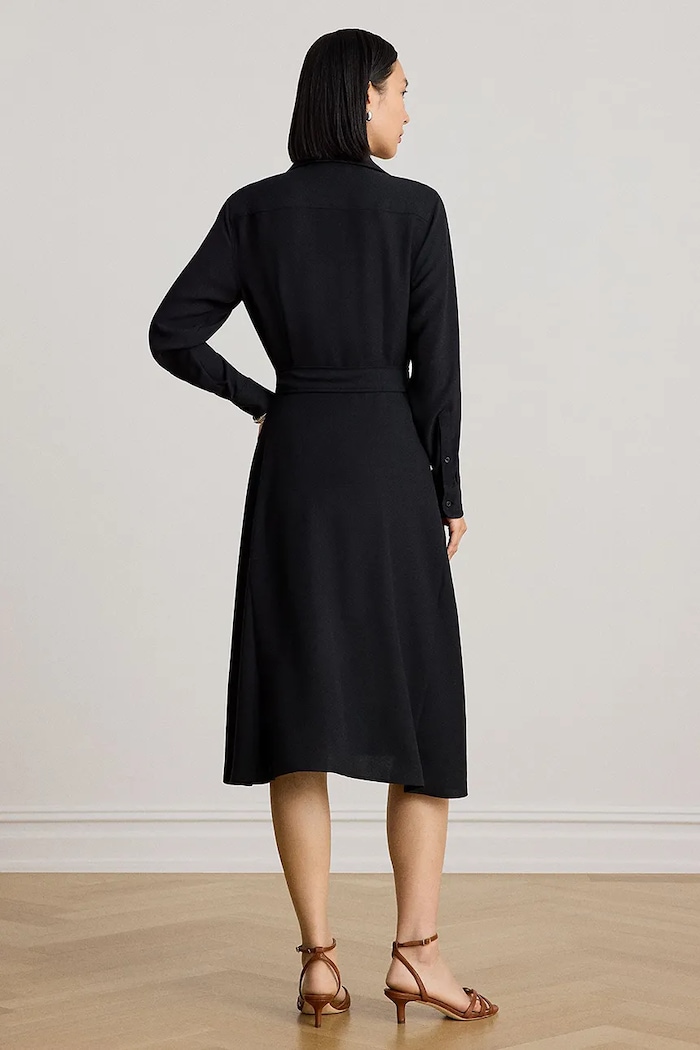 Lauren Ralph Lauren sukienka rozkloszowana 200P14803 czarny AW26