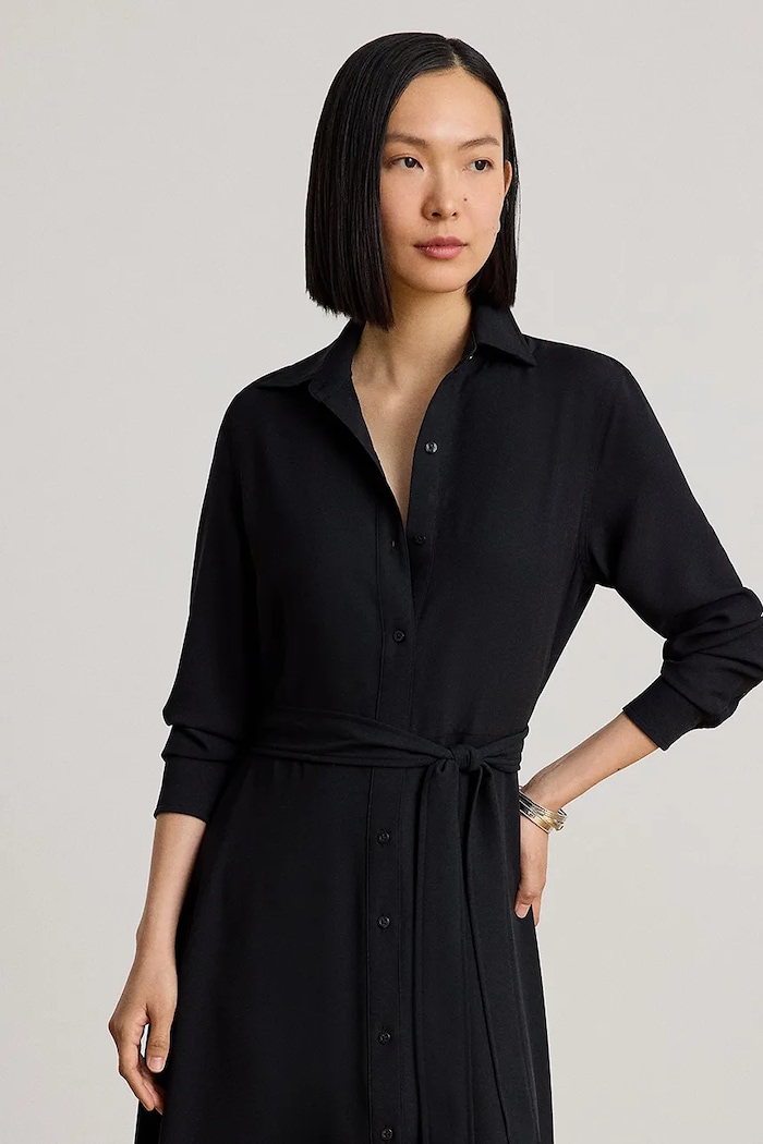 Odzież Lauren Ralph Lauren sukienka rozkloszowana 200P14803 czarny