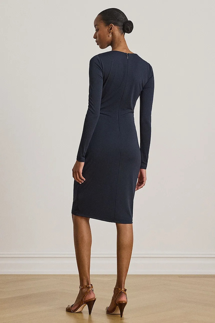 Lauren Ralph Lauren sukienka 200P14033 granatowy AW26