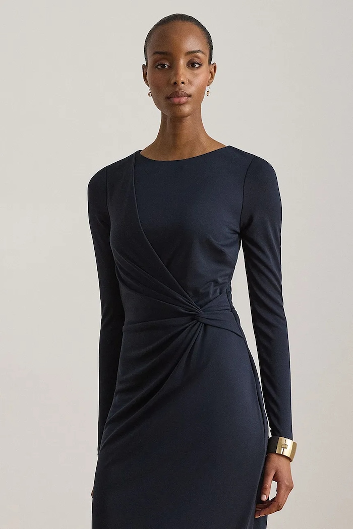 Odzież Lauren Ralph Lauren sukienka 200P14033 granatowy