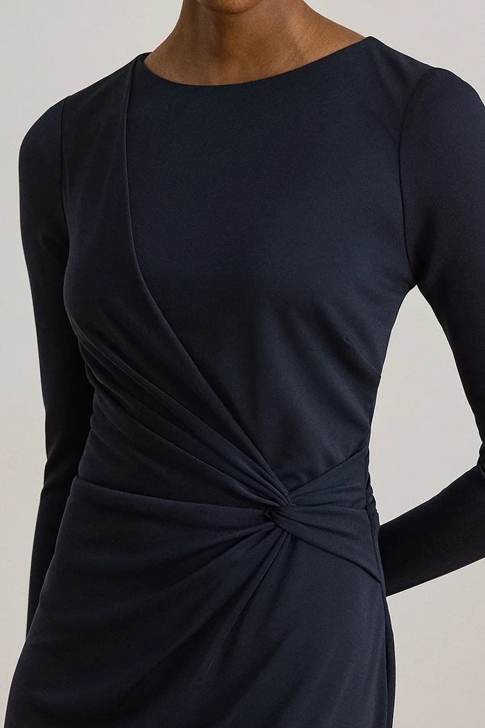 Lauren Ralph Lauren sukienka granatowy 200P14033