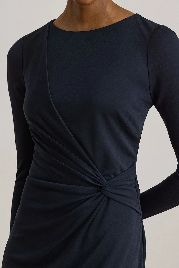 Lauren Ralph Lauren sukienka granatowy 200P14033