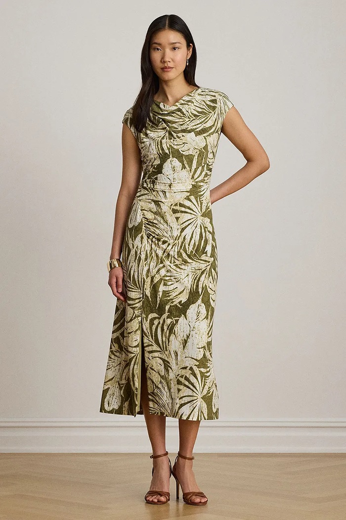 Lauren Ralph Lauren sukienka zielony 200P13926