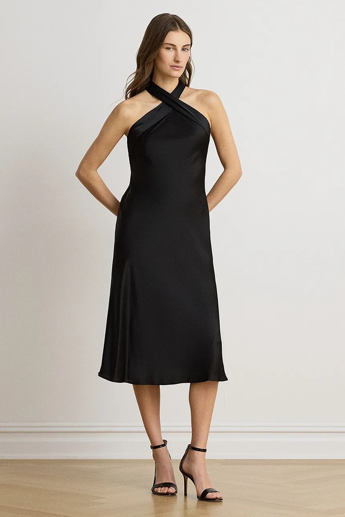 Lauren Ralph Lauren sukienka halter czarny 253B29253