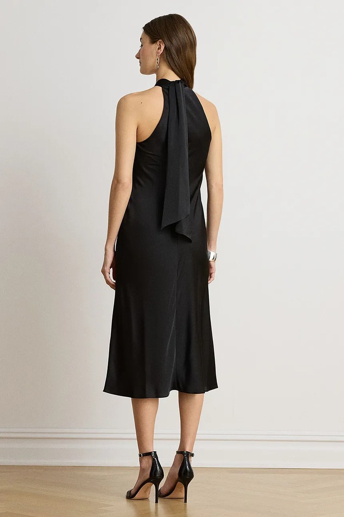 Lauren Ralph Lauren sukienka halter 253B29253 czarny AW26