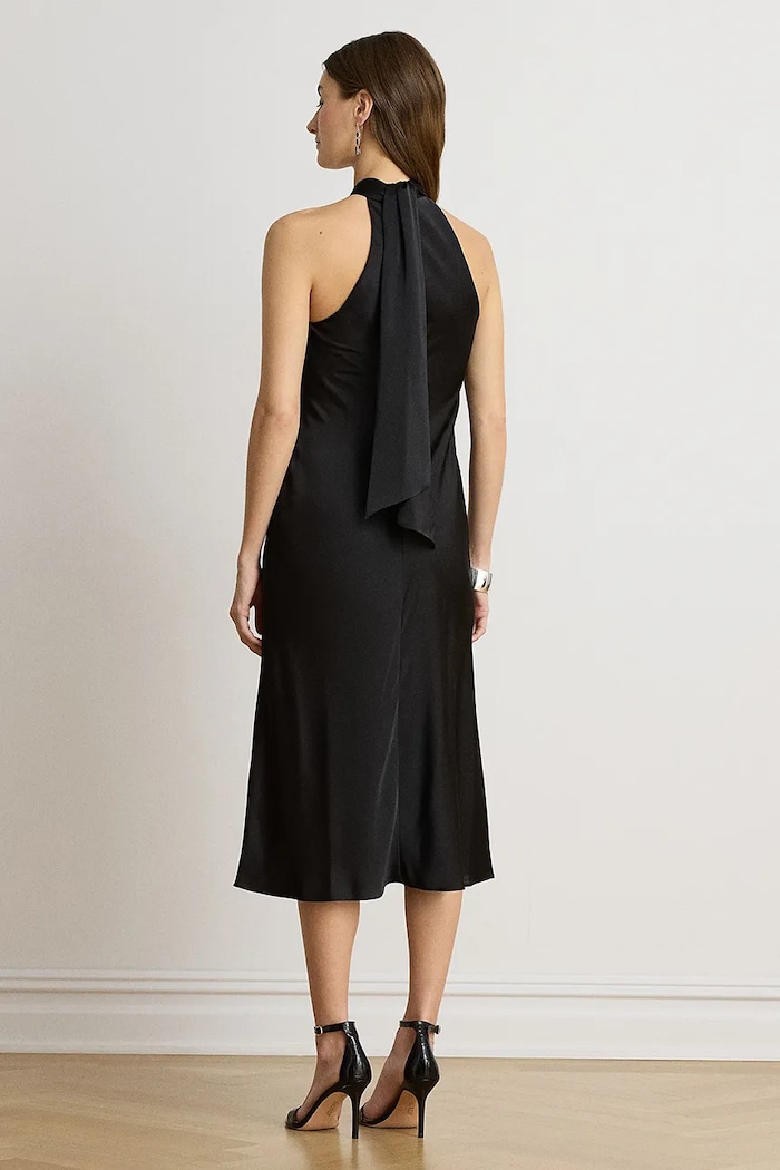 Lauren Ralph Lauren sukienka halter 253B29253 czarny AW26