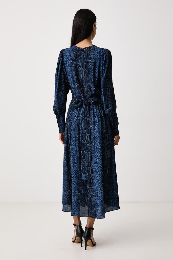 Abbigliamento Twinset Vestito in viscosa 262TT2601 blu navy