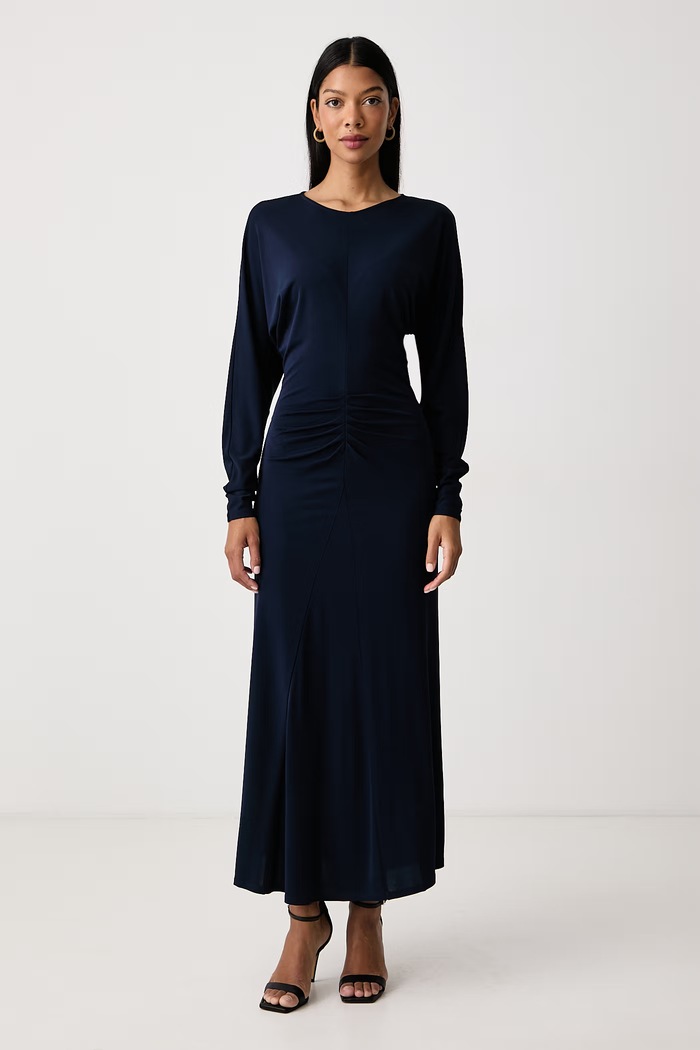 Twinset Vestito in viscosa blu navy 262TT2410