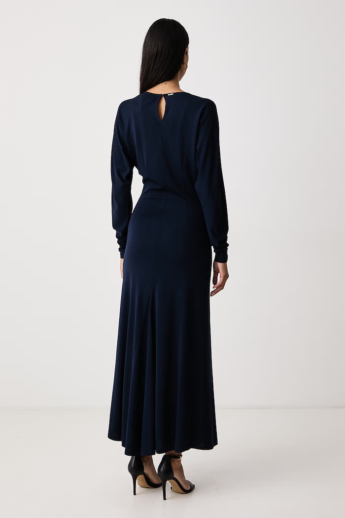 Abbigliamento Twinset Vestito in viscosa 262TT2410 blu navy