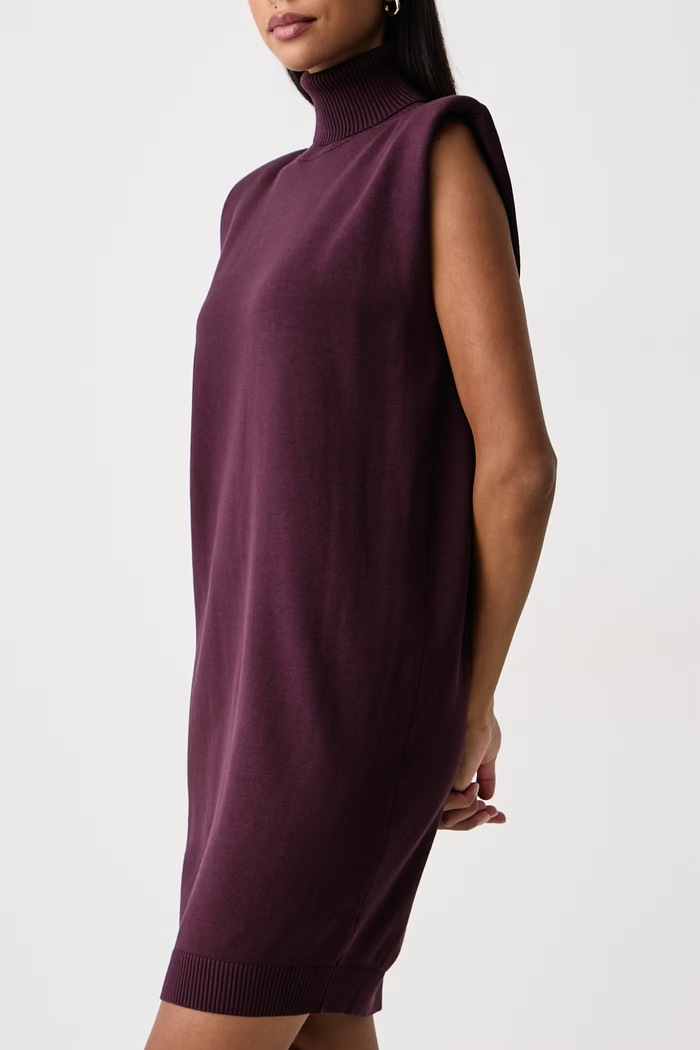 Haljina s viskozom Twinset 262TF3020 bordo