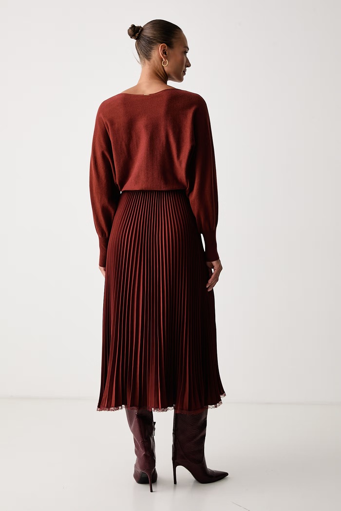 Oblečenie Twinset Šaty 262TP3250 burgundské