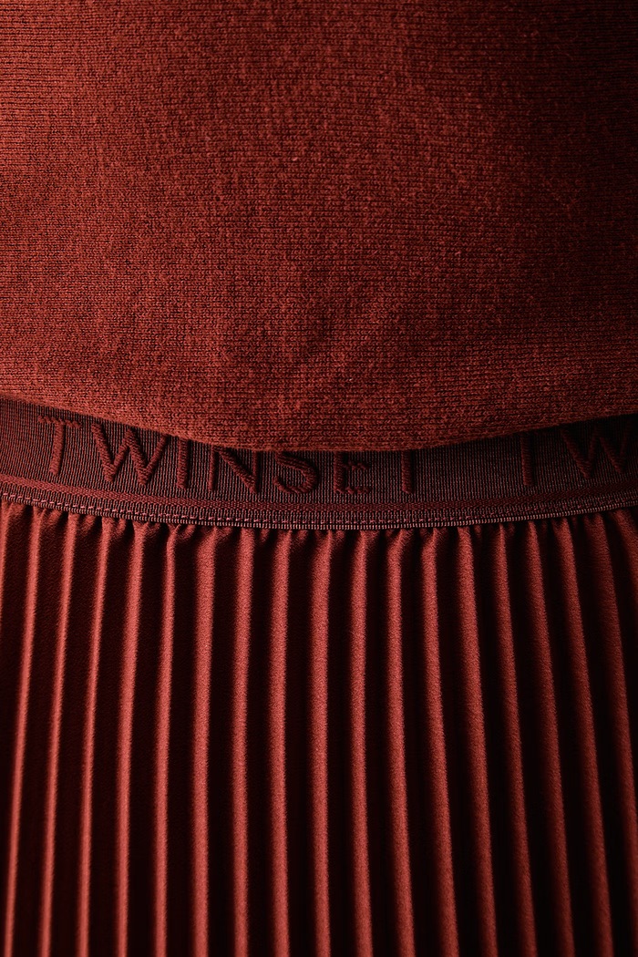 Šaty Twinset burgundské 262TP3250