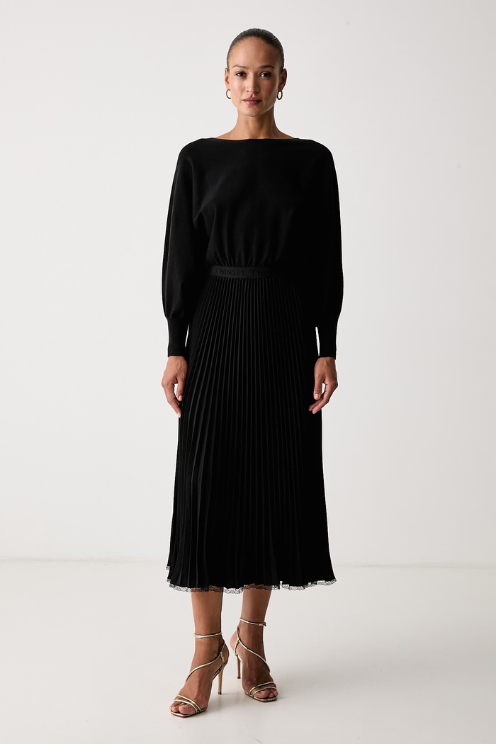 Twinset Šaty čierna 262TP3250