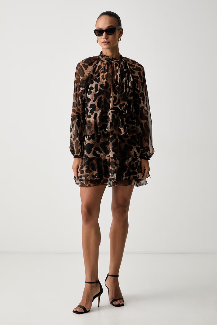 Twinset рокля 262AP2212 кафяв AW26