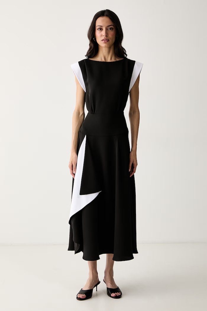 Karl Lagerfeld sukienka czarny B3W13027